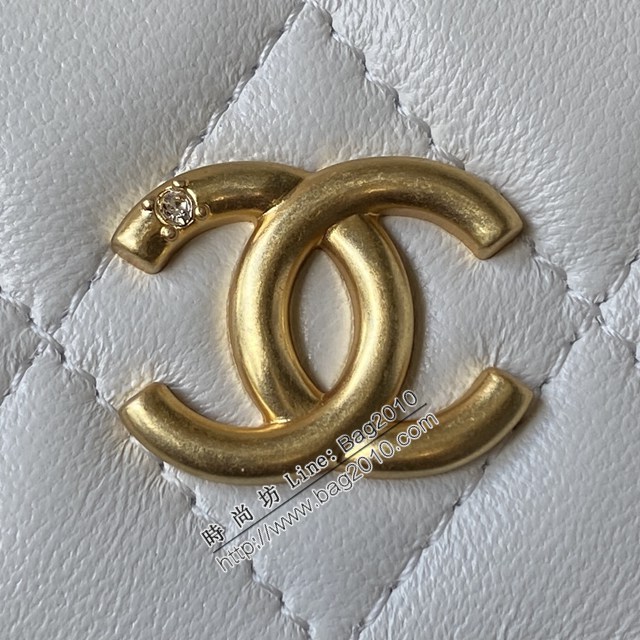 Chanel專櫃新款鏈條斜挎單肩女包 香奈兒23A金色小獅子手機包AP3426 djc6093